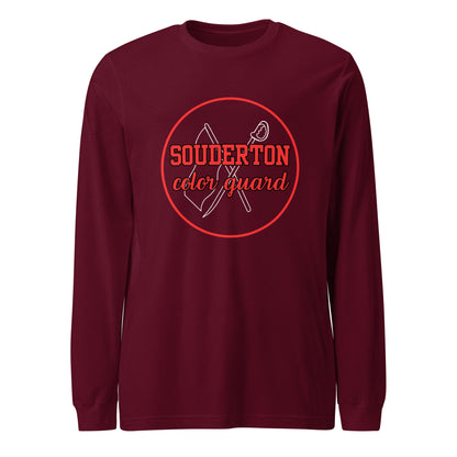 Performance | Long Sleeve Tee | Souderton Color Guard | Badge Logo