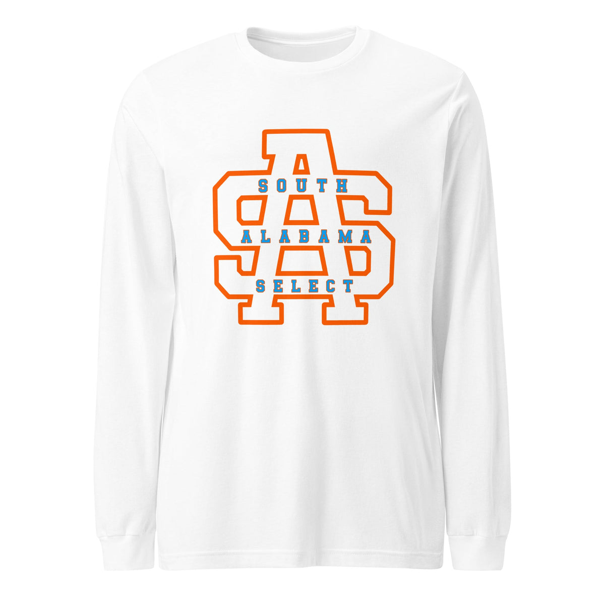 Performance | Long Sleeve Tee | South Alabama Select 8U | Letter Crest Logo