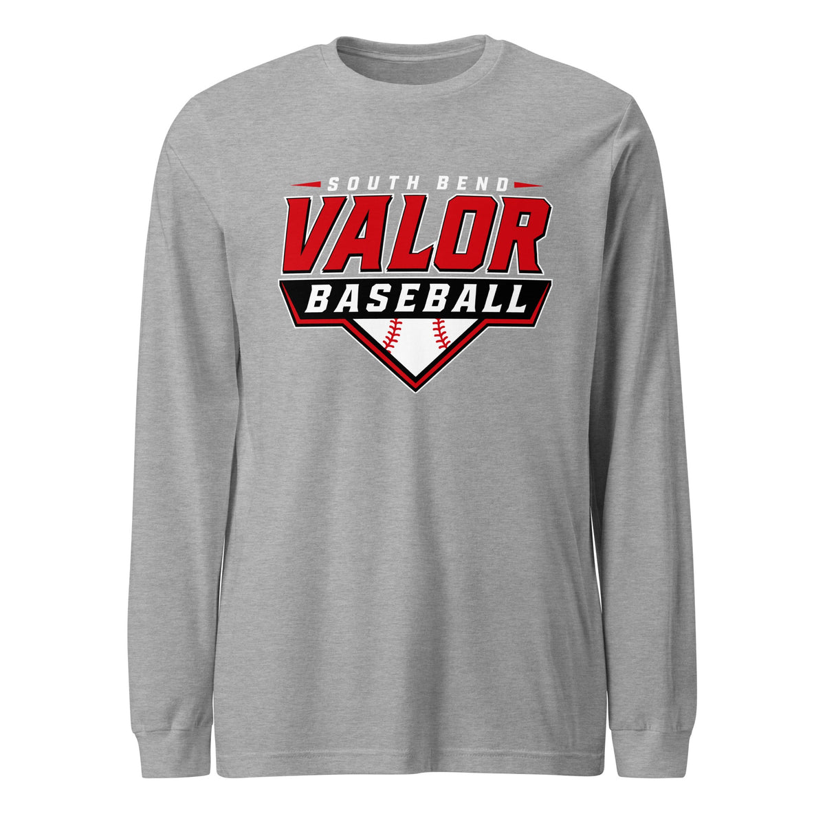 Performance | Long Sleeve Tee | South Bend Valor Baseball | Vanguard Logo