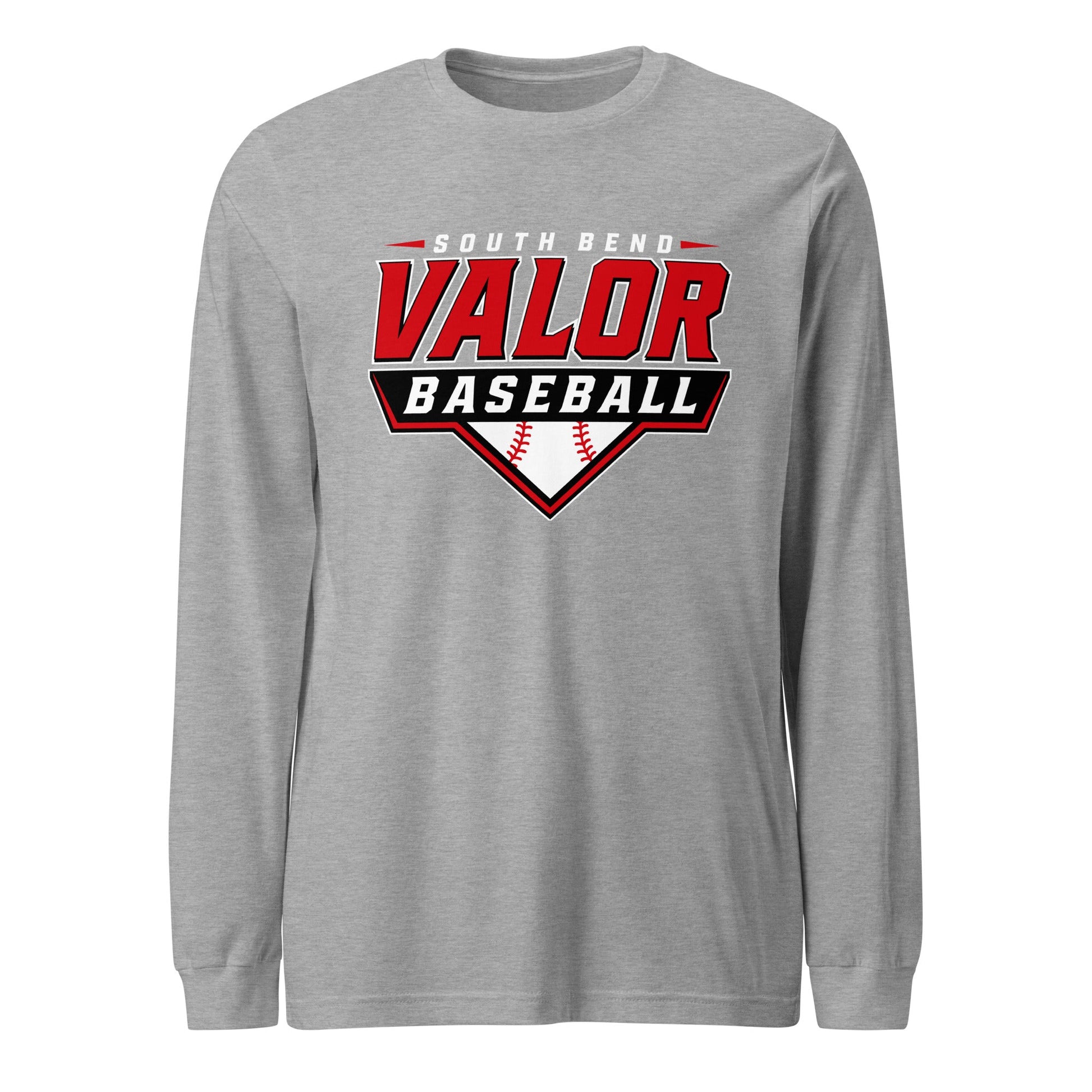 Performance | Long Sleeve Tee | South Bend Valor Baseball | Vanguard Logo