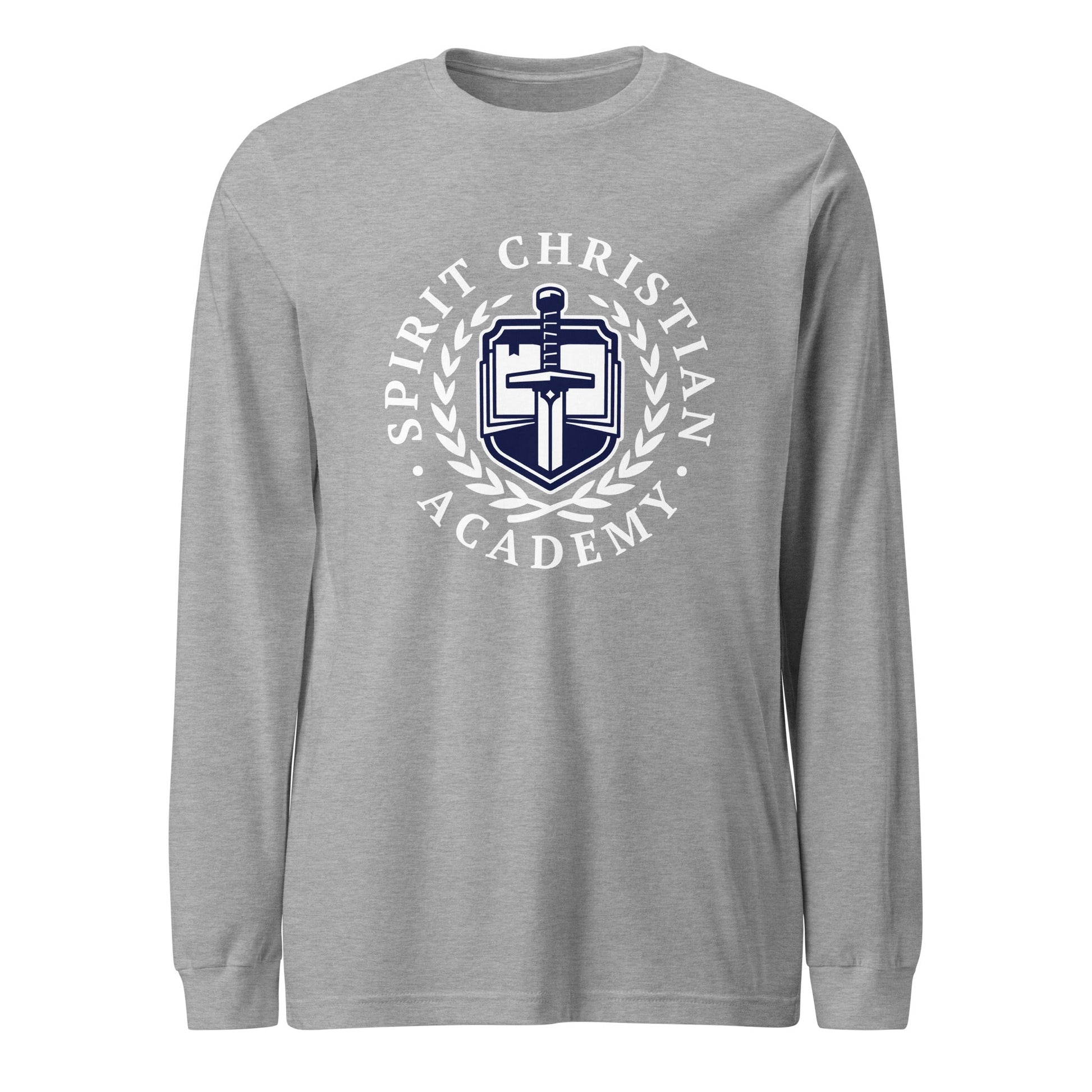 Performance | Long Sleeve Tee | Spirit Christian Academy | White Script Logo