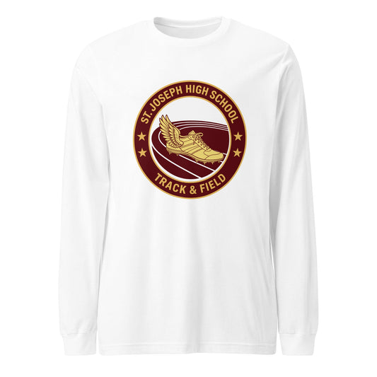 Performance | Long Sleeve Tee | St. Joseph High School - Track & Field | Badge Logo