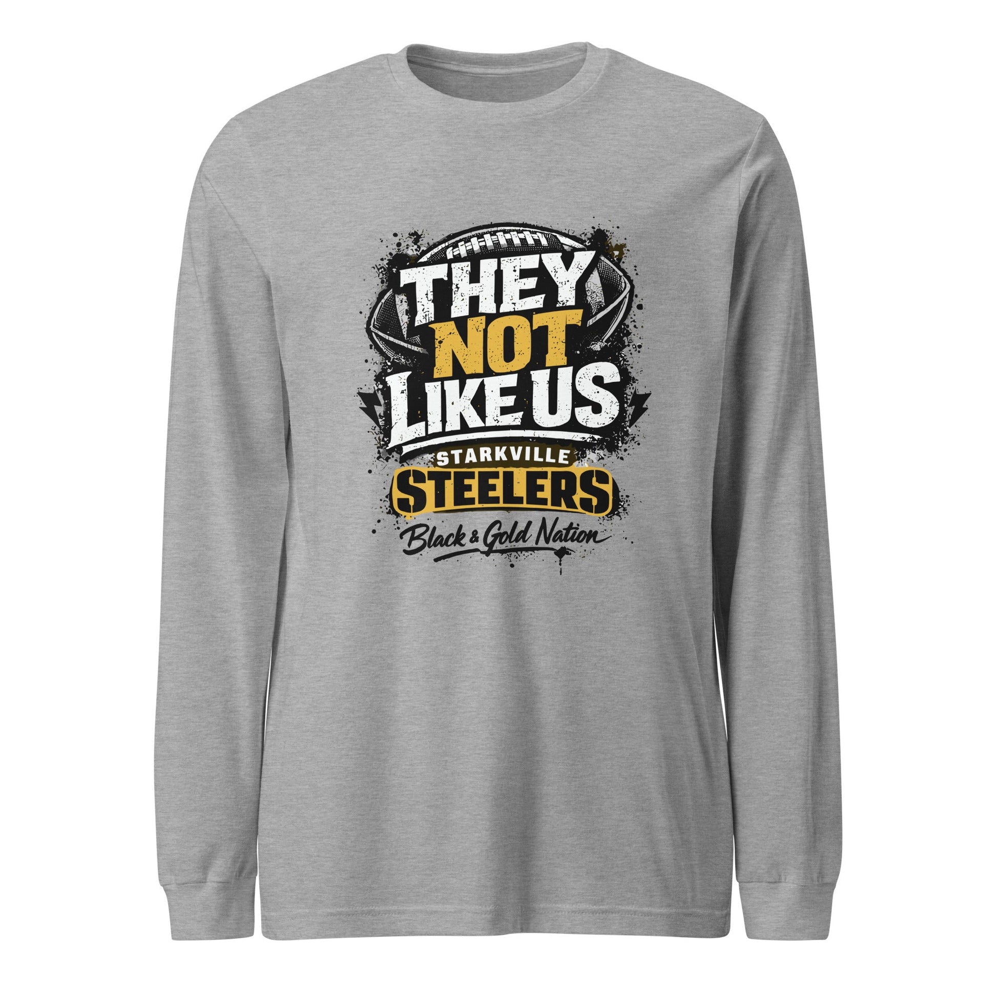 Performance | Long Sleeve Tee | Starkville Steelers | They Not Like Us Logo