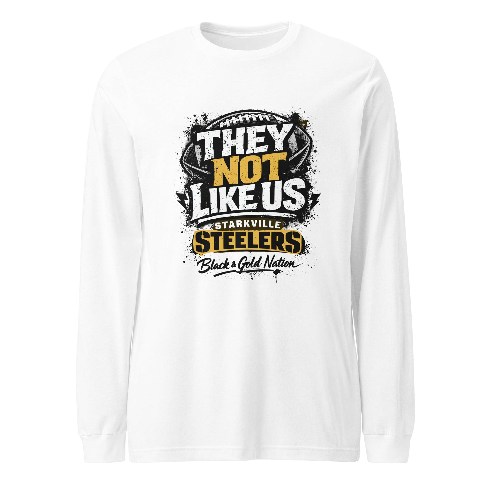 Performance | Long Sleeve Tee | Starkville Steelers | They Not Like Us Logo