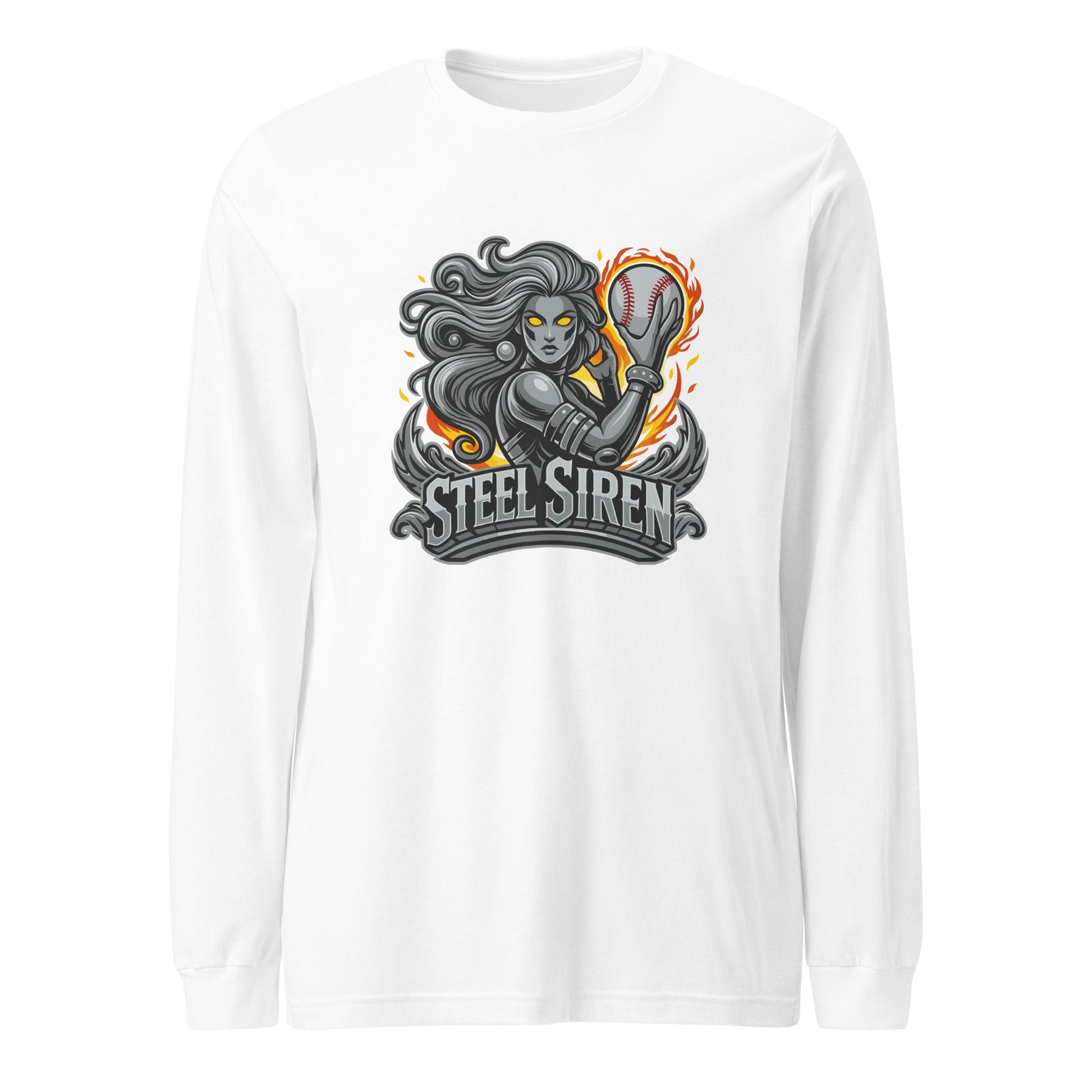 Performance | Long Sleeve Tee | STEEL SIREN | Mascot Logo