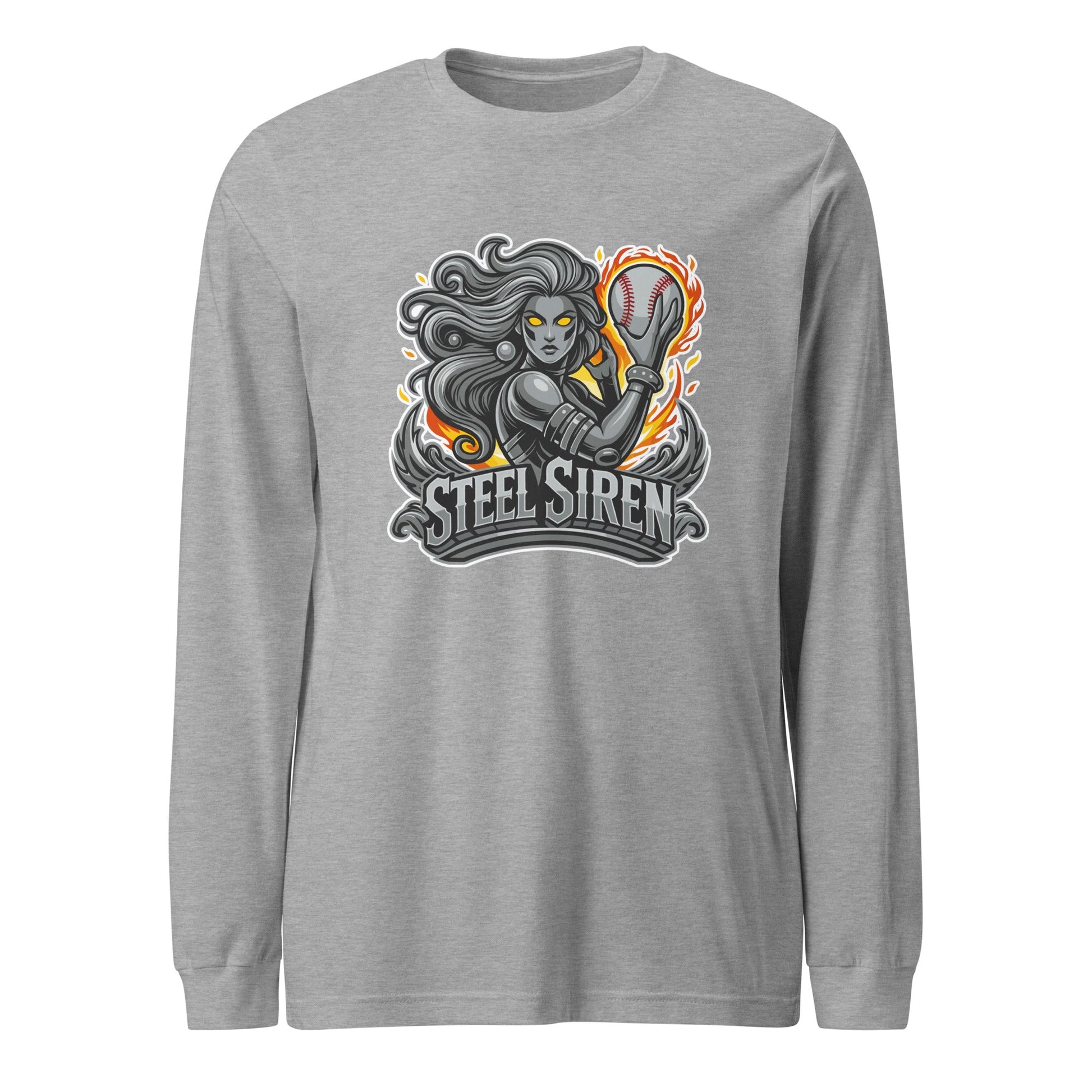 Performance | Long Sleeve Tee | STEEL SIREN | Mascot Logo