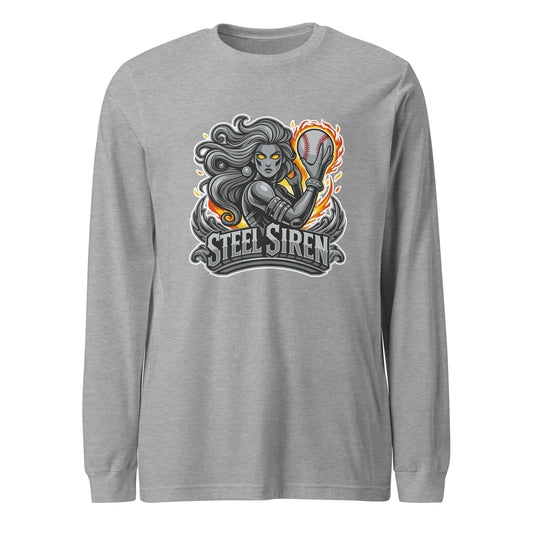 Performance | Long Sleeve Tee | STEEL SIREN | Mascot Logo