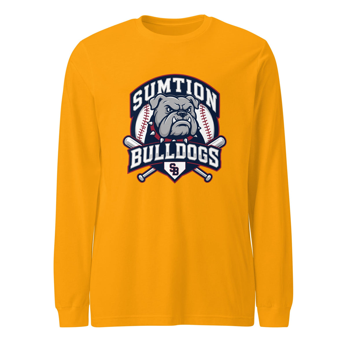 Performance | Long Sleeve Tee | Sumtion bulldogs | Emblem Logo