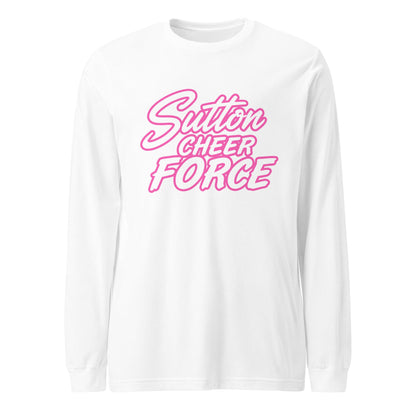 Performance | Long Sleeve Tee | Sutton Cheer Force | Script Logo