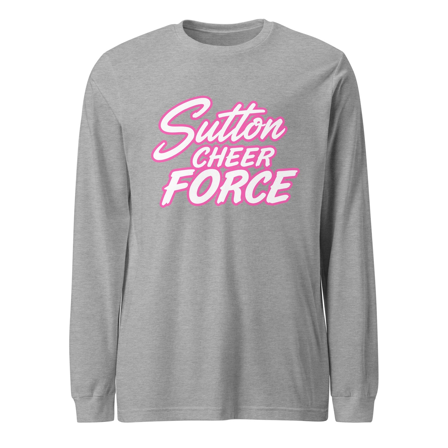 Performance | Long Sleeve Tee | Sutton Cheer Force | Script Logo