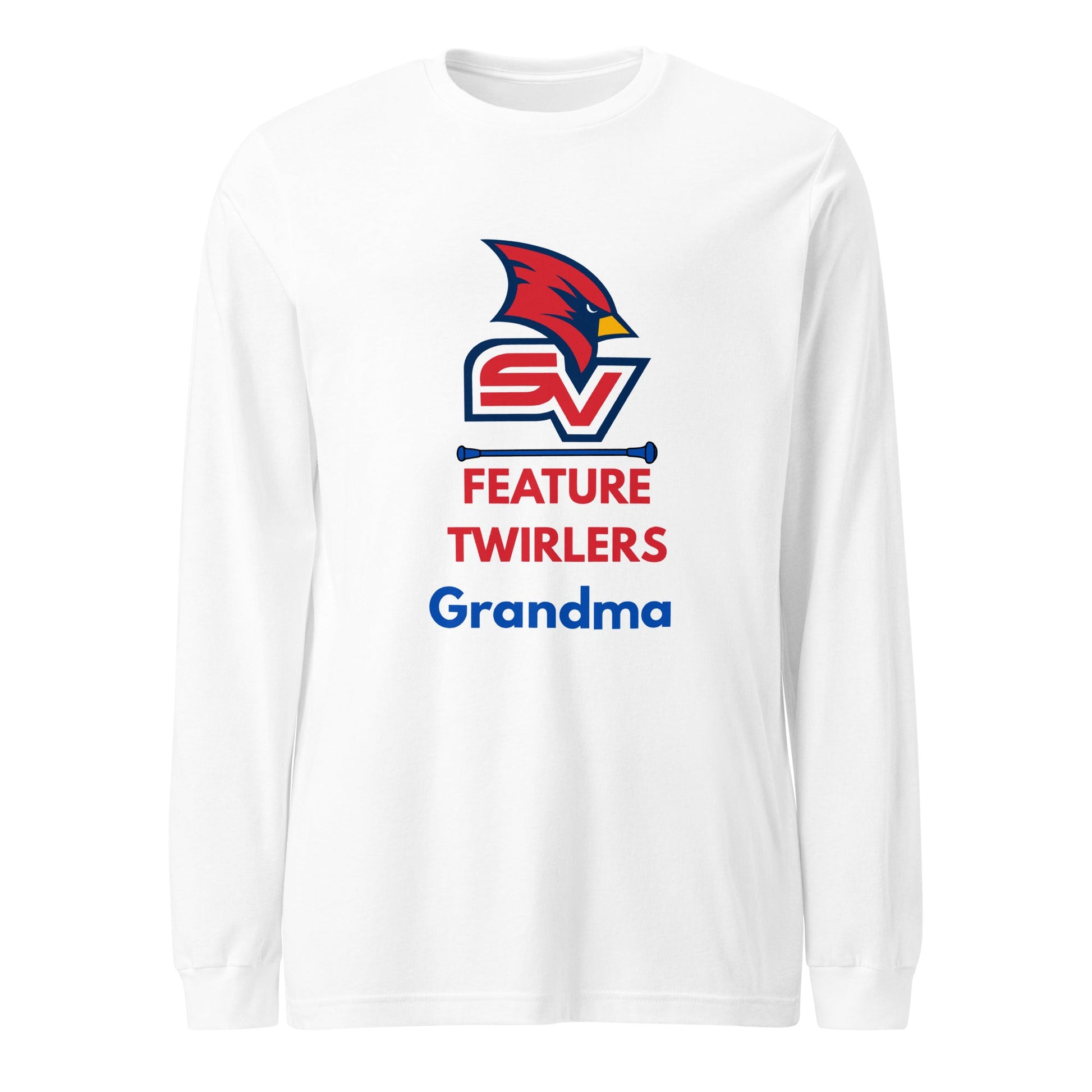 Performance | Long Sleeve Tee | SVSU Feature twirlers | Grandma Logo