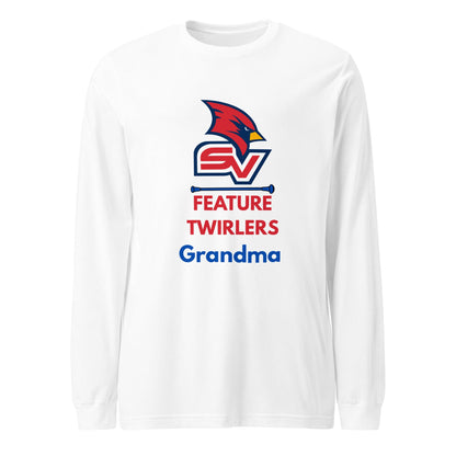 Performance | Long Sleeve Tee | SVSU Feature twirlers | Grandma Logo