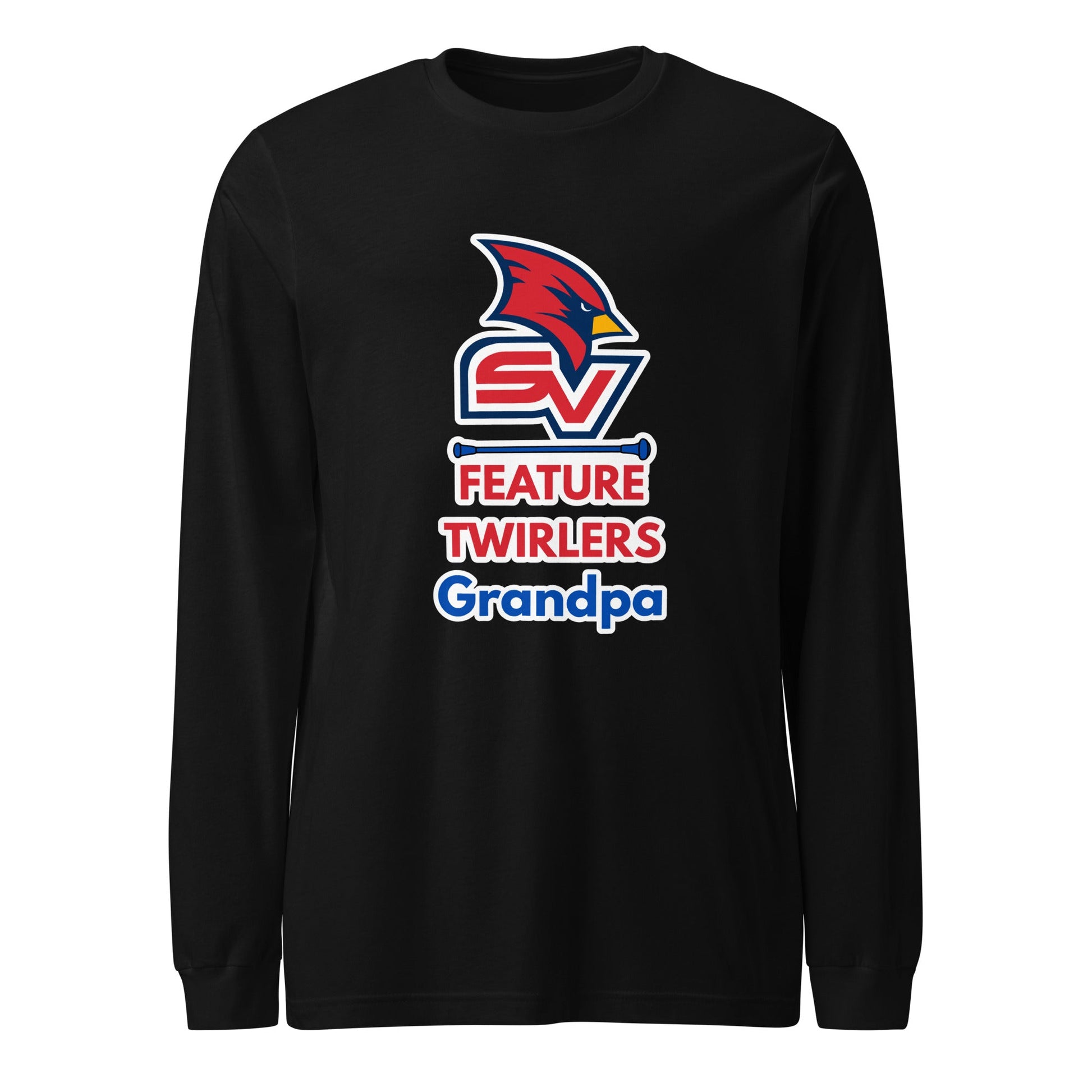 Performance | Long Sleeve Tee | SVSU Feature twirlers | Grandpa Logo