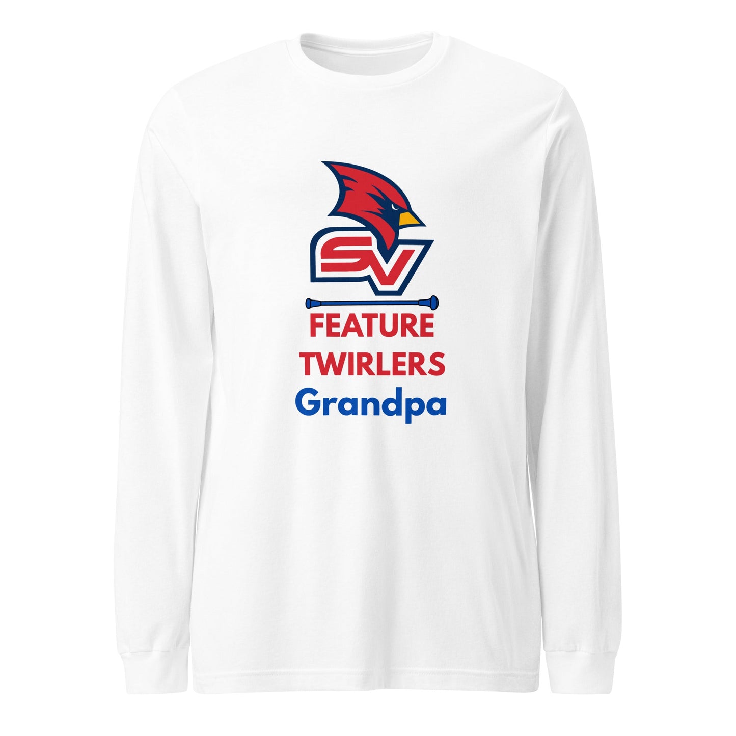 Performance | Long Sleeve Tee | SVSU Feature twirlers | Grandpa Logo