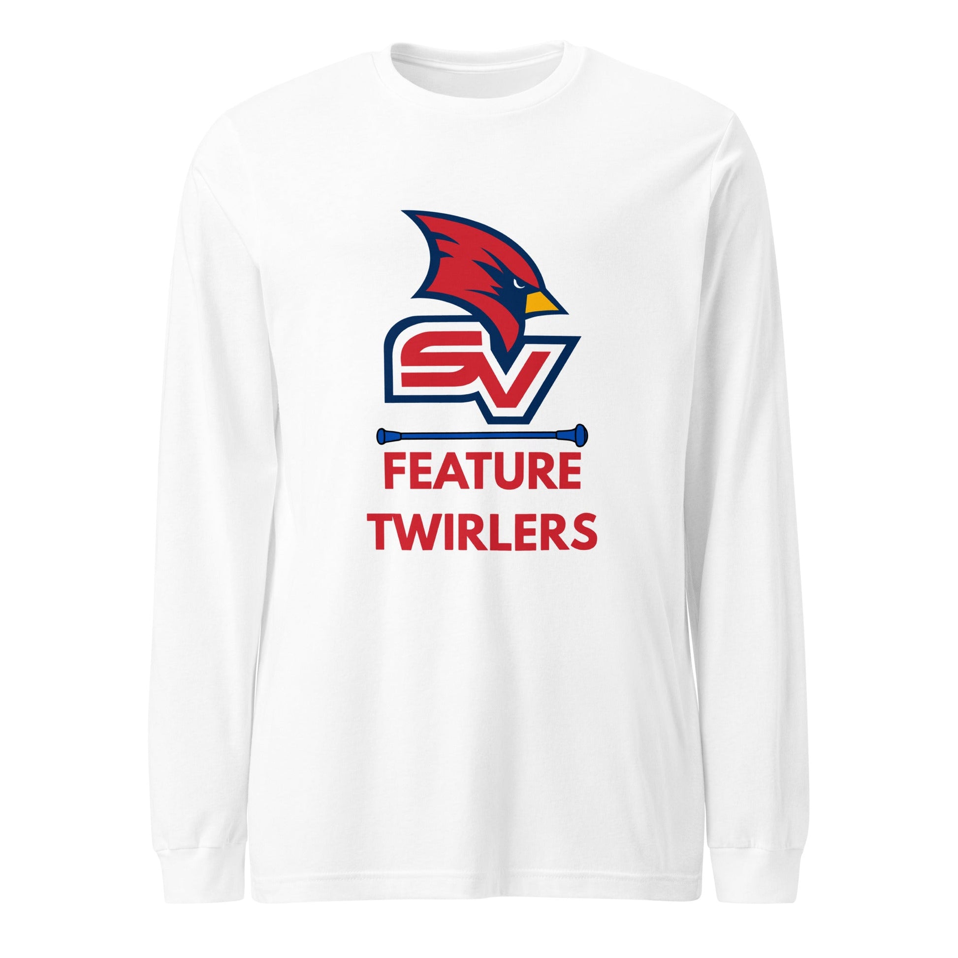 Performance | Long Sleeve Tee | SVSU Feature twirlers | Icon Logo