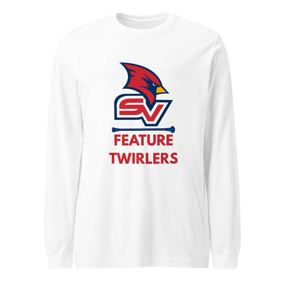 Performance | Long Sleeve Tee | SVSU Feature twirlers | Icon Logo