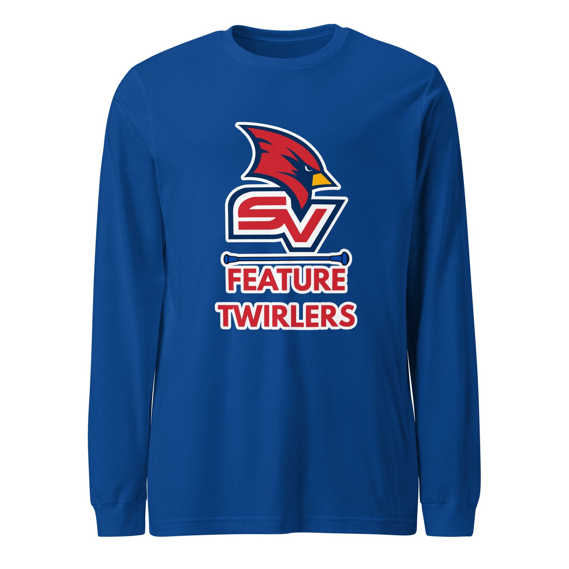 Performance | Long Sleeve Tee | SVSU Feature twirlers | Icon Logo