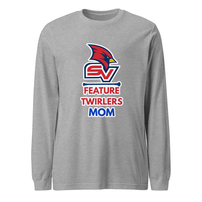 Performance | Long Sleeve Tee | SVSU Feature twirlers | Mom Logo