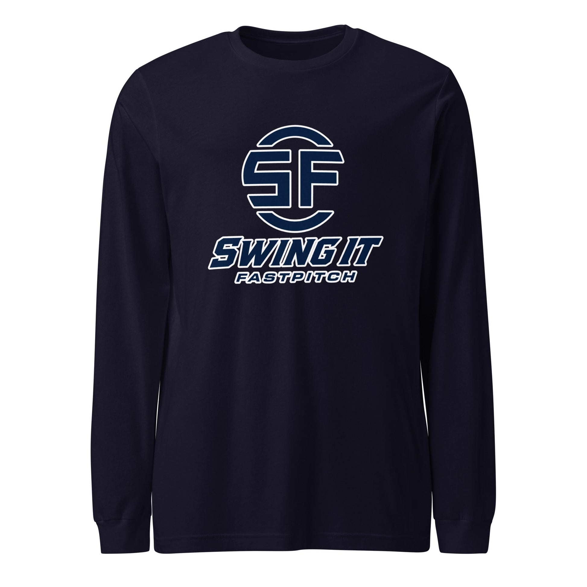 Performance | Long Sleeve Tee | Swing It Fastpitch | Crest Logo