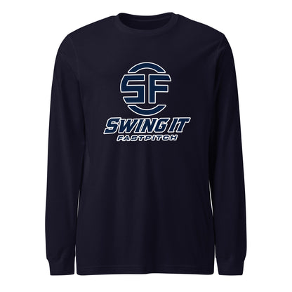 Performance | Long Sleeve Tee | Swing It Fastpitch | Crest Logo