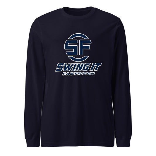 Performance | Long Sleeve Tee | Swing It Fastpitch | Crest Logo