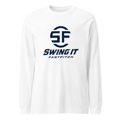 Performance | Long Sleeve Tee | Swing It Fastpitch | Crest Logo