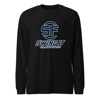 Performance | Long Sleeve Tee | Swing It Fastpitch | Crest Logo