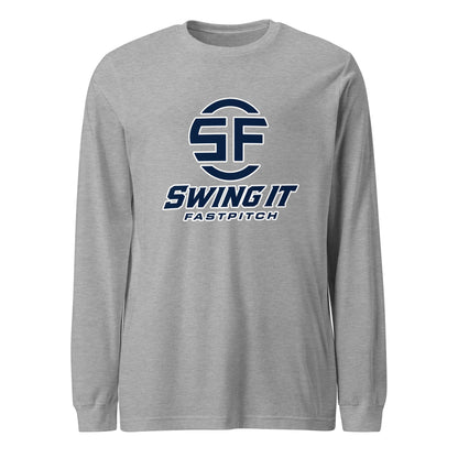 Performance | Long Sleeve Tee | Swing It Fastpitch | Crest Logo