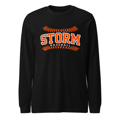 Performance | Long Sleeve Tee | TC Storm baseball | Storm Logo