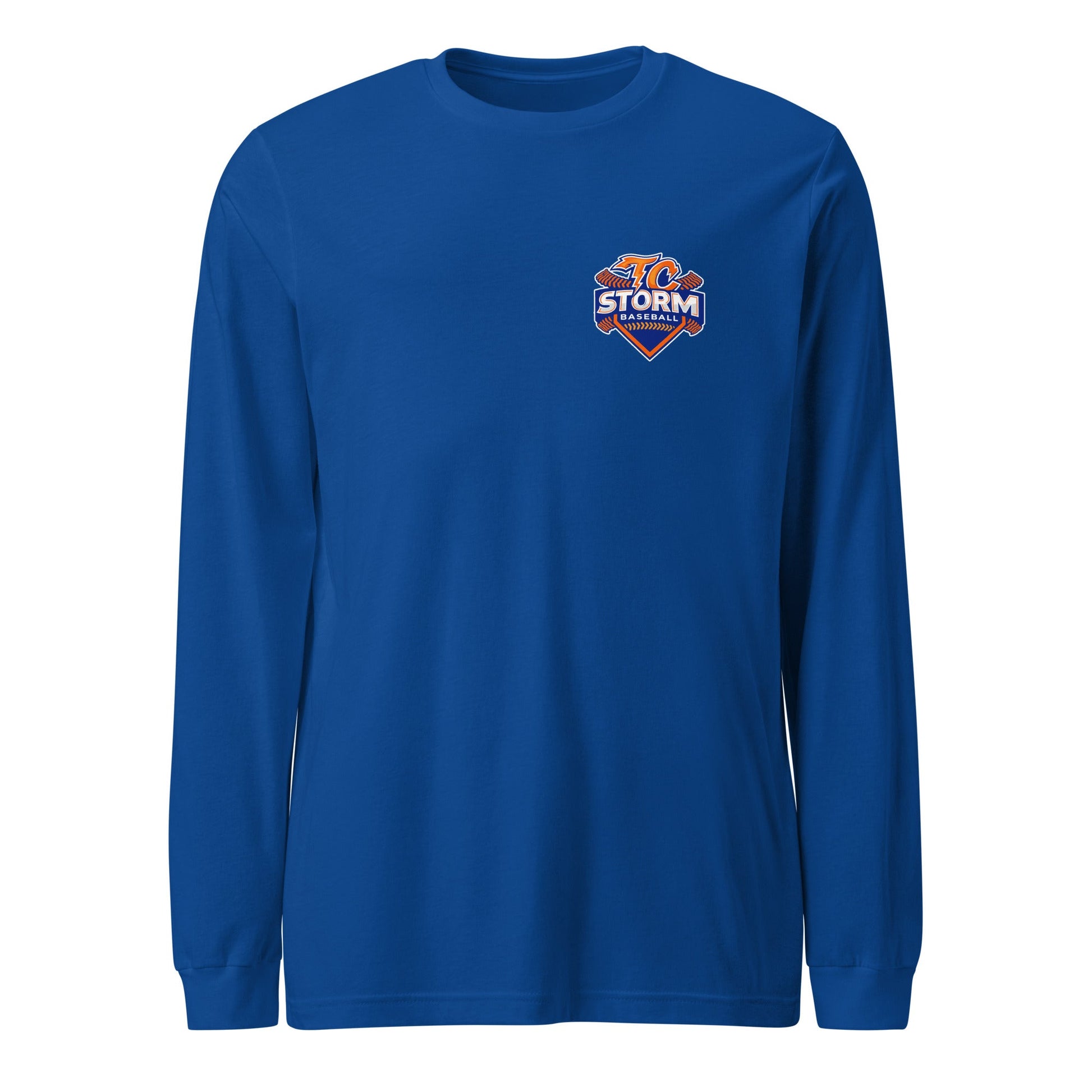 Performance | Long Sleeve Tee | TC Storm baseball | TC Badge Logo