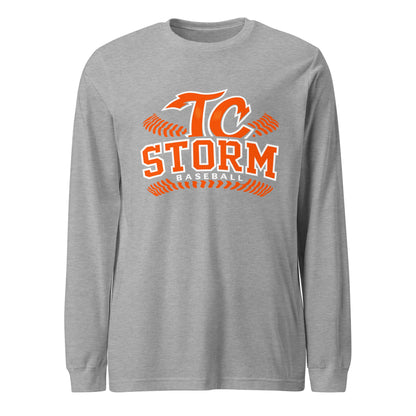 Performance | Long Sleeve Tee | TC Storm baseball | TC Seams Logo