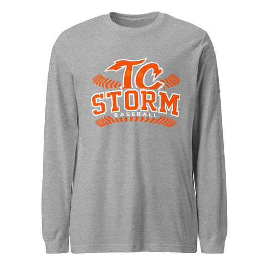 Performance | Long Sleeve Tee | TC Storm baseball | TC Seams Logo