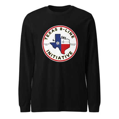 Performance | Long Sleeve Tee | Texas 8 - Line Initiative | Badge Logo
