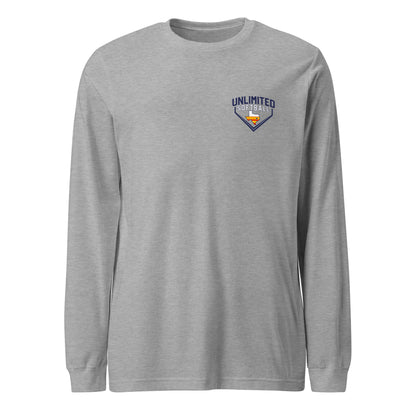 Performance | Long Sleeve Tee | Texas Unlimited | Home Plate Logo