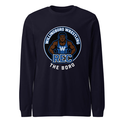 Performance | Long Sleeve Tee | The Boro Brand | Wrestler Logo