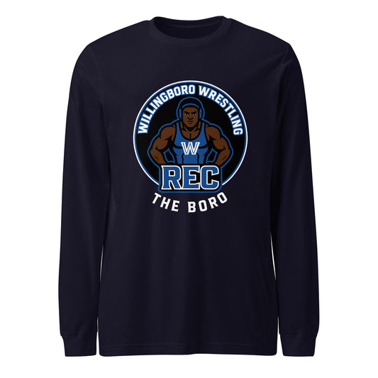 Performance | Long Sleeve Tee | The Boro Brand | Wrestler Logo