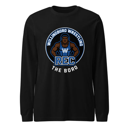 Performance | Long Sleeve Tee | The Boro Brand | Wrestler Logo
