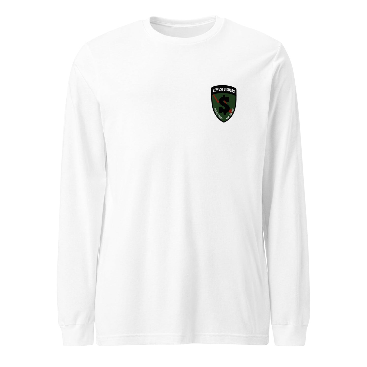 Performance | Long Sleeve Tee | The Lowest Bidders | Shield Logo