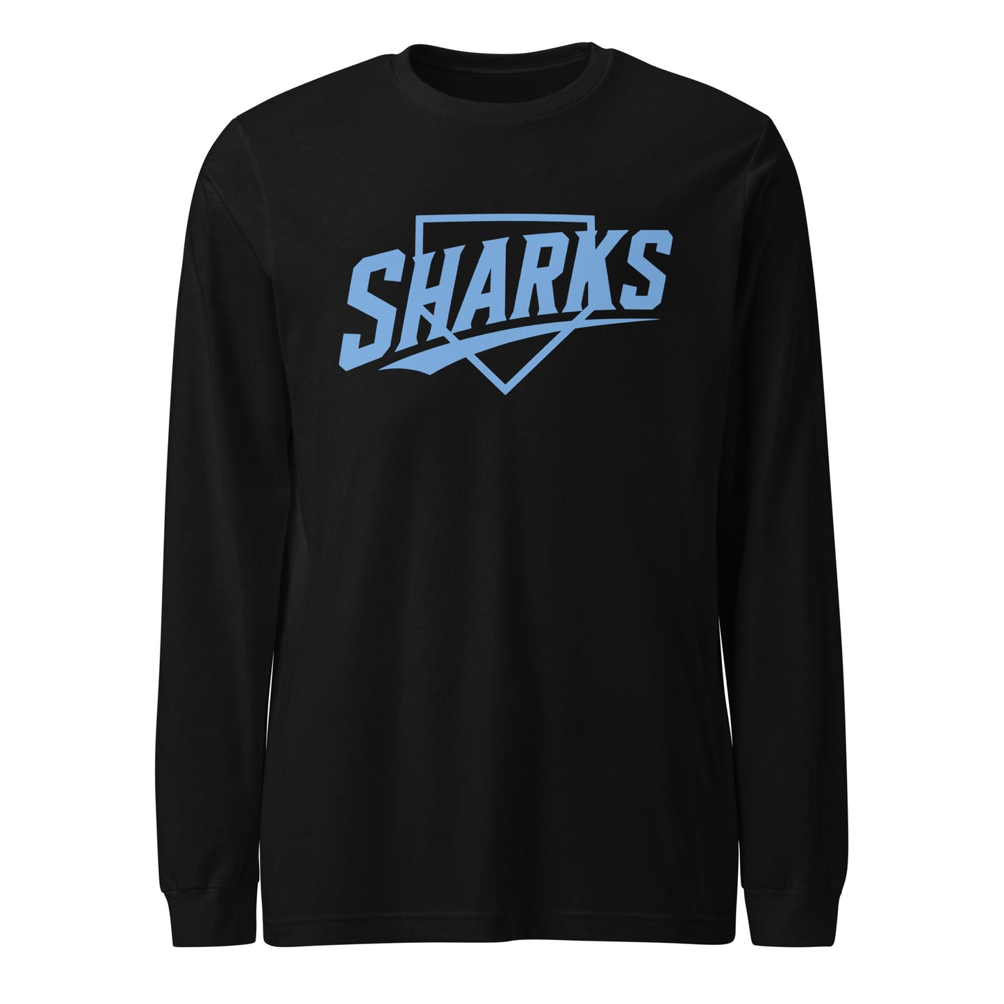 Performance | Long Sleeve Tee | The Sharks Baseball Team | Crest Logo