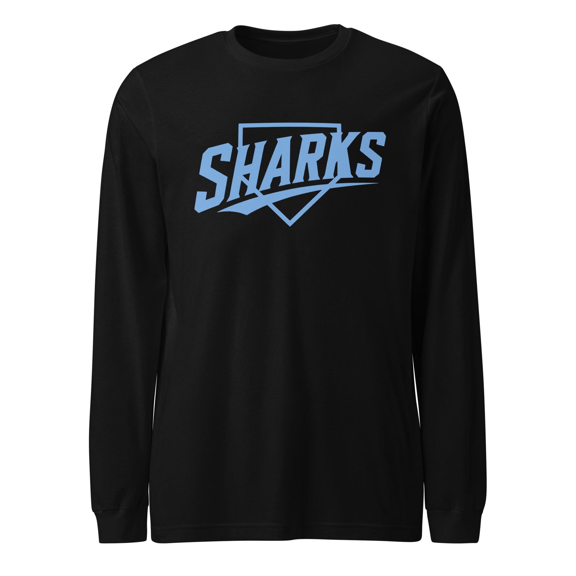 Performance | Long Sleeve Tee | The Sharks Baseball Team | Crest Logo
