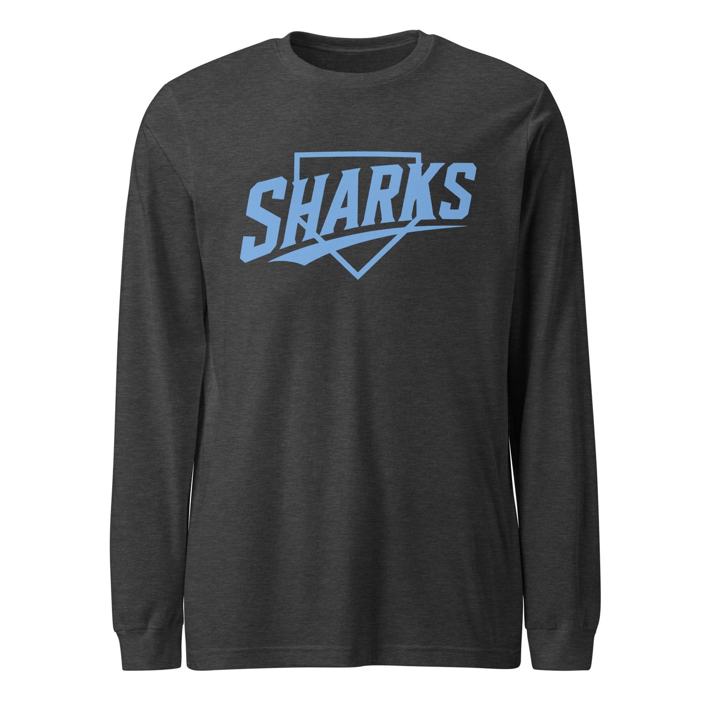 Performance | Long Sleeve Tee | The Sharks Baseball Team | Crest Logo