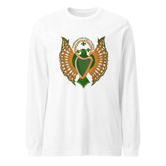 Performance | Long Sleeve Tee | The Traditional Irish Dance Academy | Logo