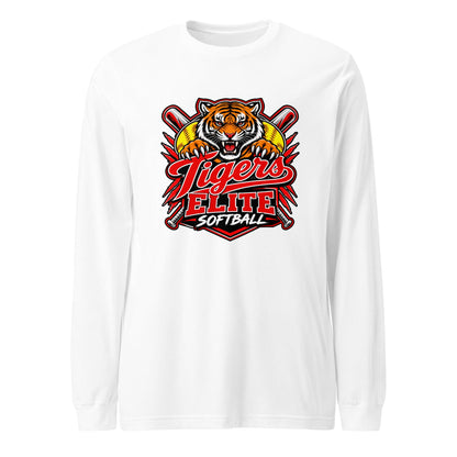 Performance | Long Sleeve Tee | Tigers Elite Softball | Emblem Logo