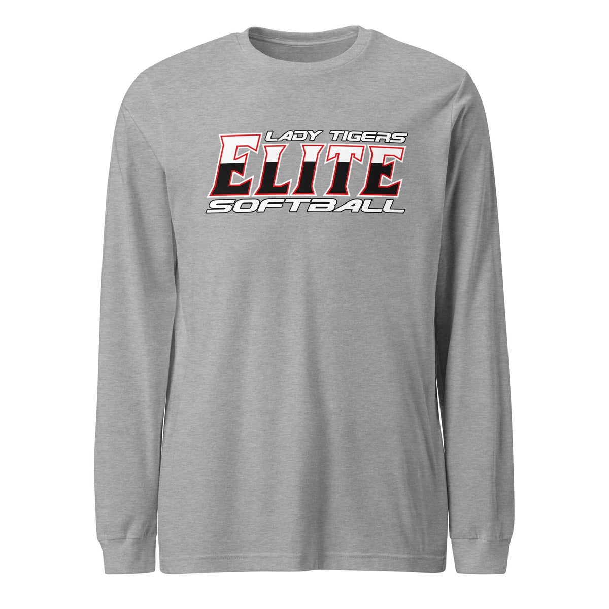 Performance | Long Sleeve Tee | Tigers Elite Softball | Modern Script Logo