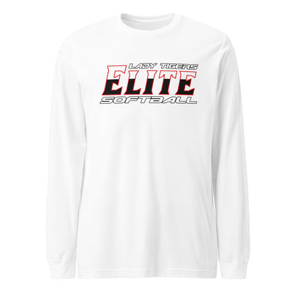 Performance | Long Sleeve Tee | Tigers Elite Softball | Modern Script Logo
