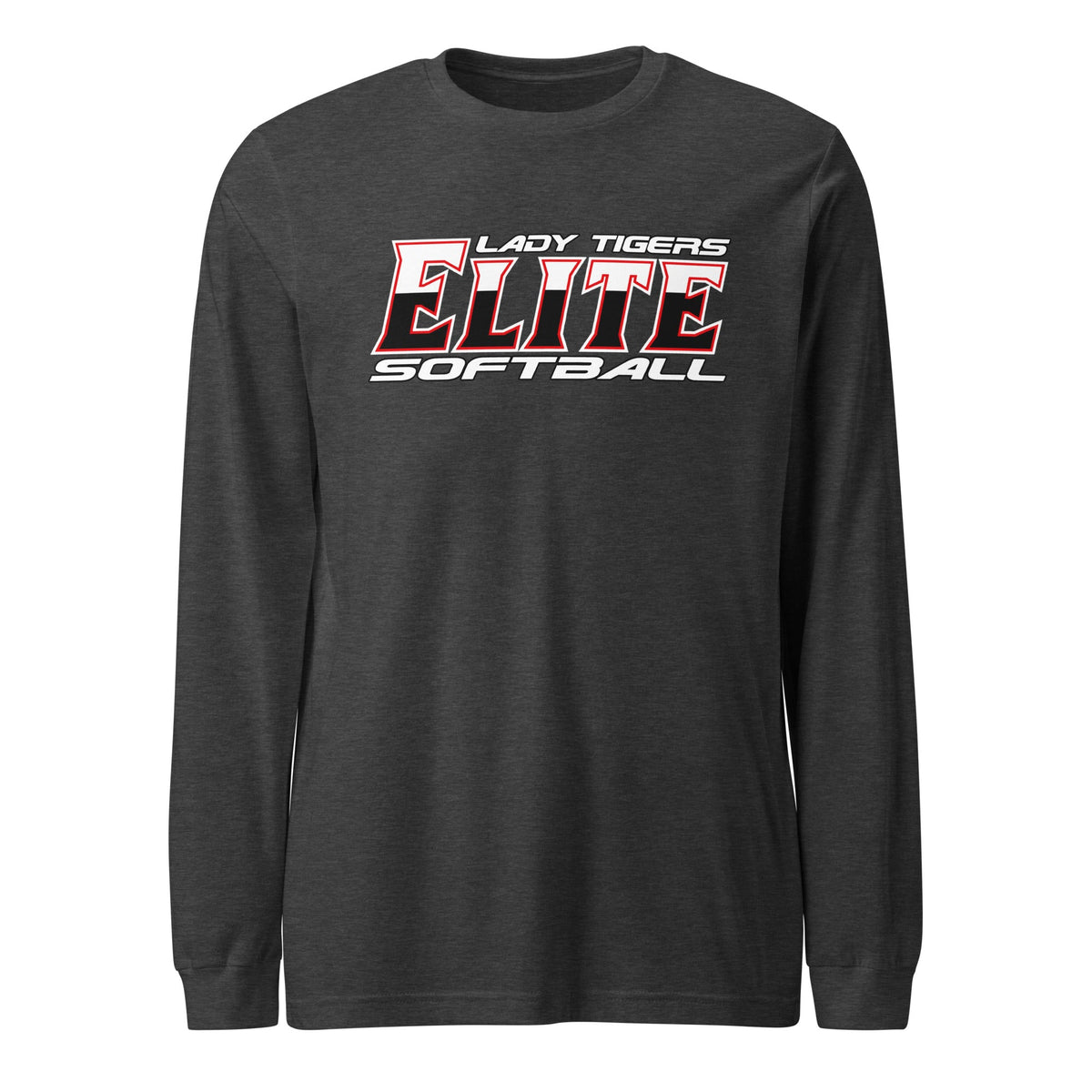 Performance | Long Sleeve Tee | Tigers Elite Softball | Modern Script Logo
