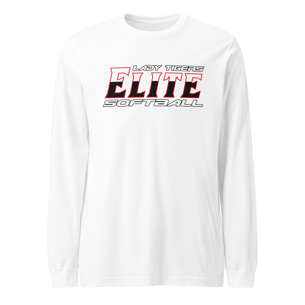 Performance | Long Sleeve Tee | Tigers Elite Softball | Modern Script Logo