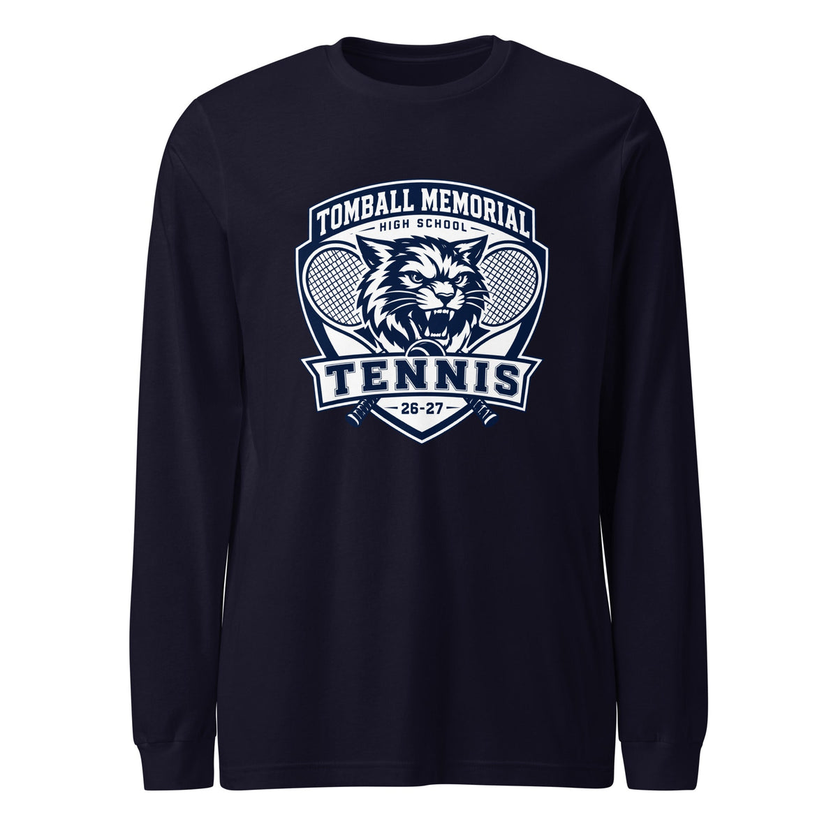 Performance | Long Sleeve Tee | TMHS Tennis | Shield Logo