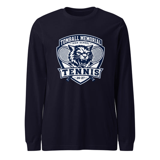 Performance | Long Sleeve Tee | TMHS Tennis | Shield Logo
