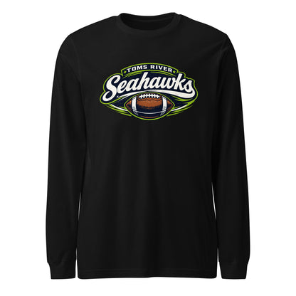 Performance | Long Sleeve Tee | Toms River Seahawks | Football Emblem Logo